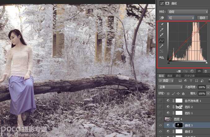‘Photoshop为单一的冷色图片调制出温暖的阳光色‘