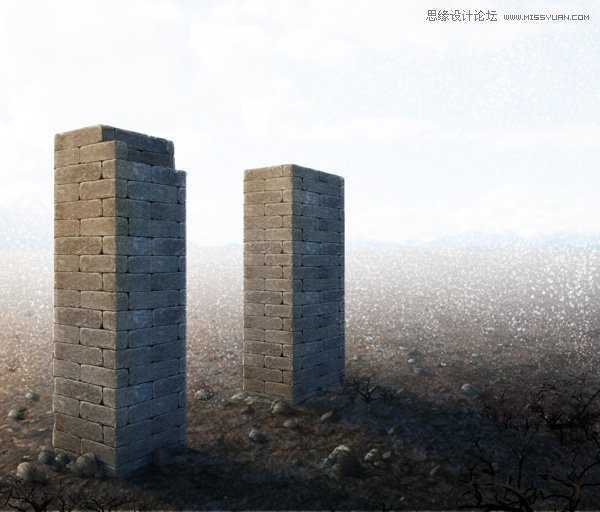 ‘Photoshop给图片加上逼真的漫天飞舞大雪效果图‘