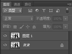 ‘PS一分钟把彩色企鹅图片转化为黑白铅笔画‘