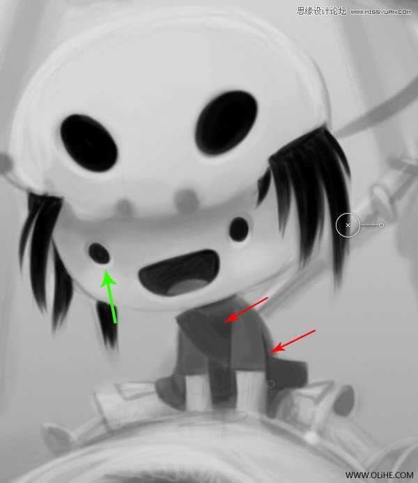 ‘Photoshop绘制一幅骑在宠物蜘蛛上的孩子奇幻插画教程‘