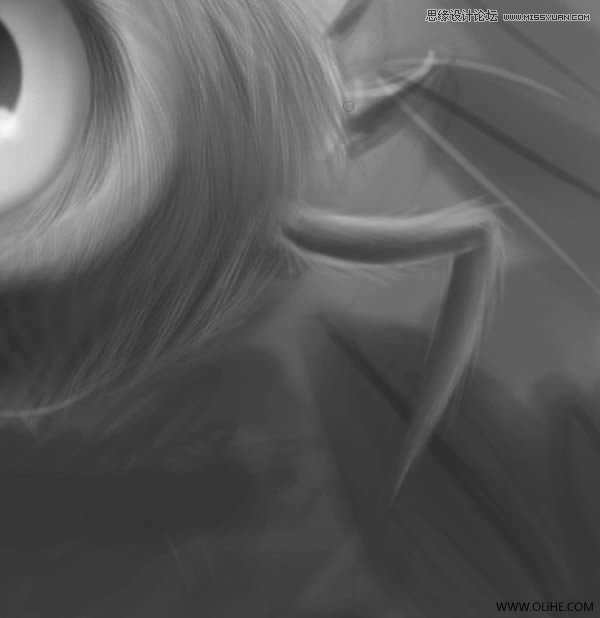 ‘Photoshop绘制一幅骑在宠物蜘蛛上的孩子奇幻插画教程‘