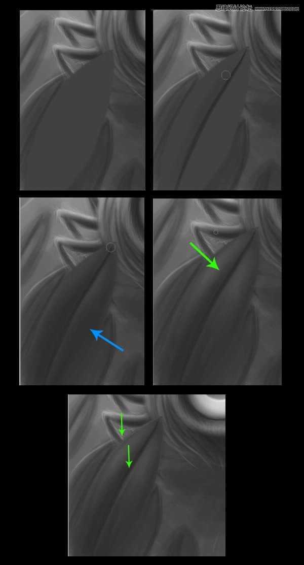 ‘Photoshop绘制一幅骑在宠物蜘蛛上的孩子奇幻插画教程‘