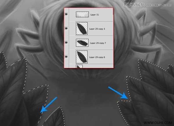 ‘Photoshop绘制一幅骑在宠物蜘蛛上的孩子奇幻插画教程‘