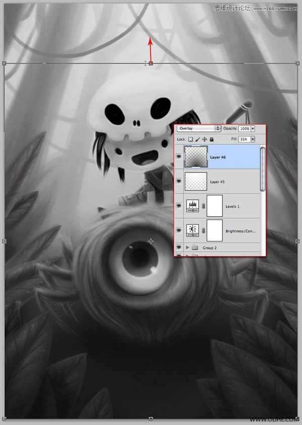 ‘Photoshop绘制一幅骑在宠物蜘蛛上的孩子奇幻插画教程‘