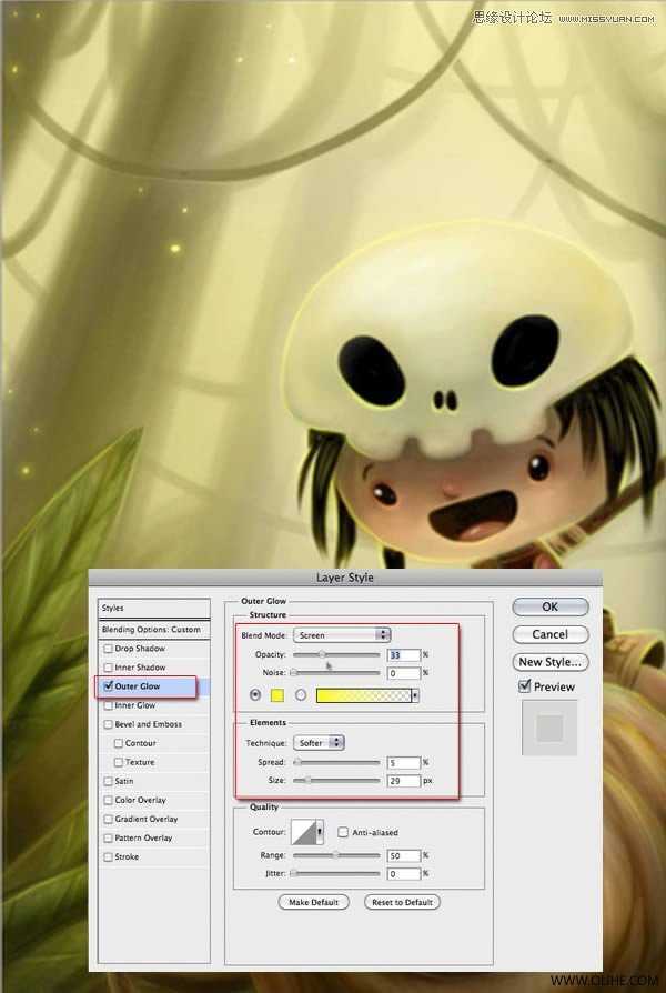 ‘Photoshop绘制一幅骑在宠物蜘蛛上的孩子奇幻插画教程‘