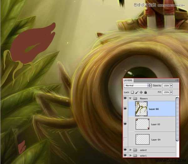 ‘Photoshop绘制一幅骑在宠物蜘蛛上的孩子奇幻插画教程‘