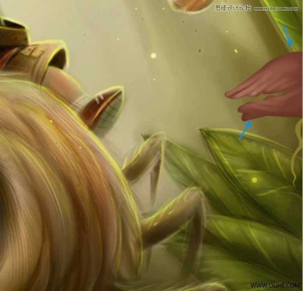 ‘Photoshop绘制一幅骑在宠物蜘蛛上的孩子奇幻插画教程‘