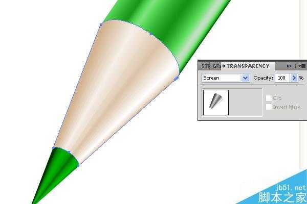 AI绘制漂亮卡通铅笔 脚本之家 AI实例教程 技术分享