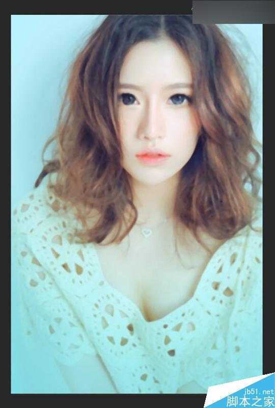 ‘Photoshop给清纯女孩打造唯美的封面手绘效果图‘