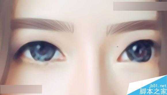 ‘Photoshop给清纯女孩打造唯美的封面手绘效果图‘