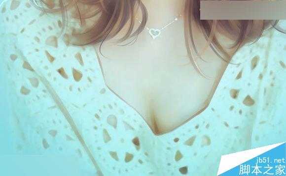 ‘Photoshop给清纯女孩打造唯美的封面手绘效果图‘