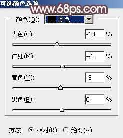 ‘Photoshop为湖边的美女加上淡淡的粉褐色‘