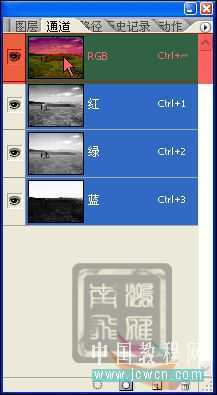 ‘photoshop为灰蒙蒙的风景片添上浓郁的春天色彩‘