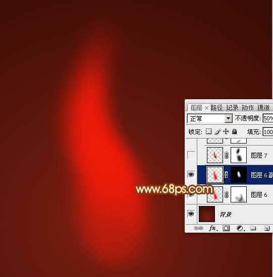 ‘Photoshop设计制作非常漂亮的蜡烛火焰效果‘