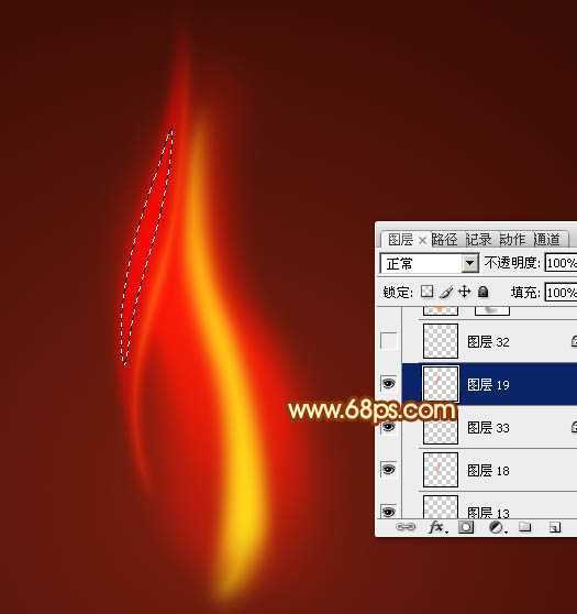 ‘Photoshop设计制作非常漂亮的蜡烛火焰效果‘