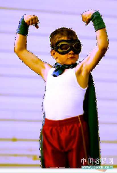 Photoshop搞怪：小孩的身后有妖怪