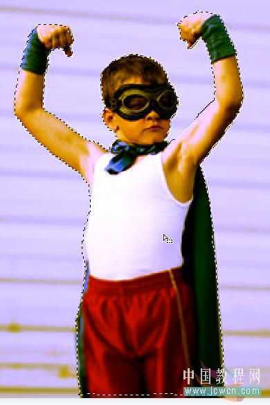 Photoshop搞怪：小孩的身后有妖怪