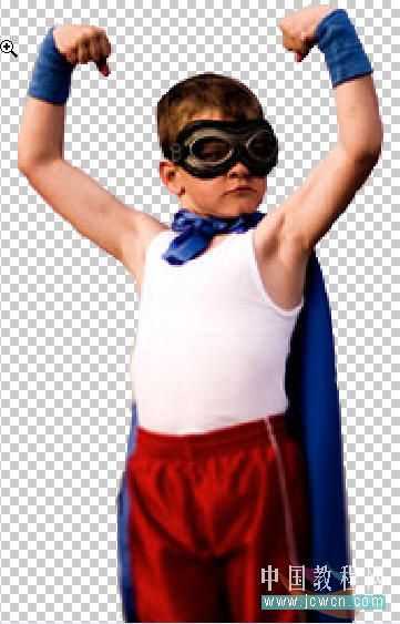 Photoshop搞怪：小孩的身后有妖怪