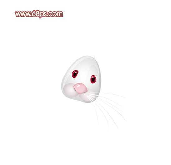 ‘Photoshop打造非常可爱的卡通小白兔‘