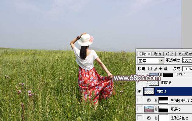‘Photoshop外景图片将打造小清新的韩系秋季色效果‘