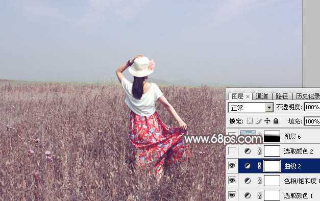 ‘Photoshop外景图片将打造小清新的韩系秋季色效果‘