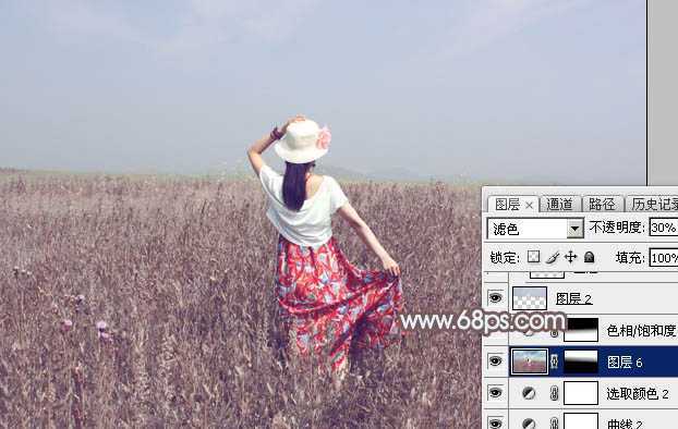 ‘Photoshop外景图片将打造小清新的韩系秋季色效果‘