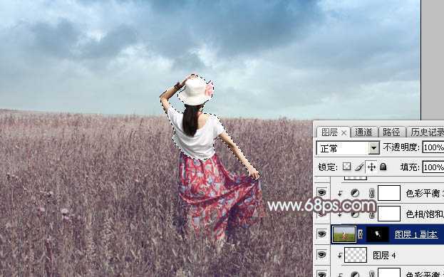 ‘Photoshop外景图片将打造小清新的韩系秋季色效果‘