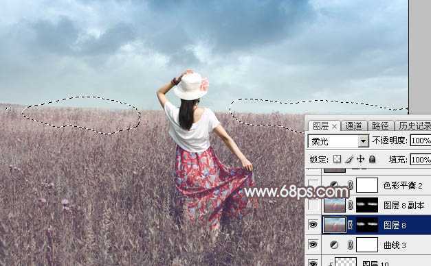 ‘Photoshop外景图片将打造小清新的韩系秋季色效果‘