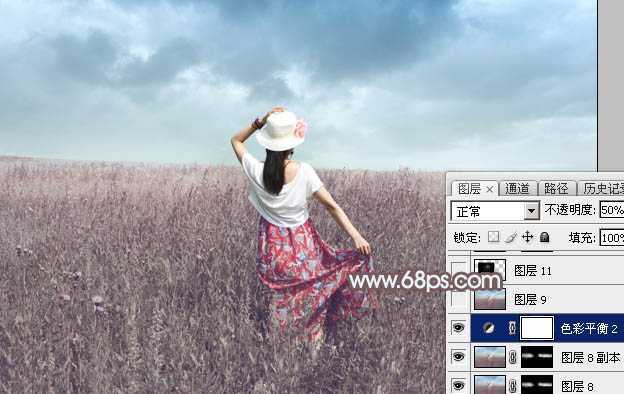 ‘Photoshop外景图片将打造小清新的韩系秋季色效果‘