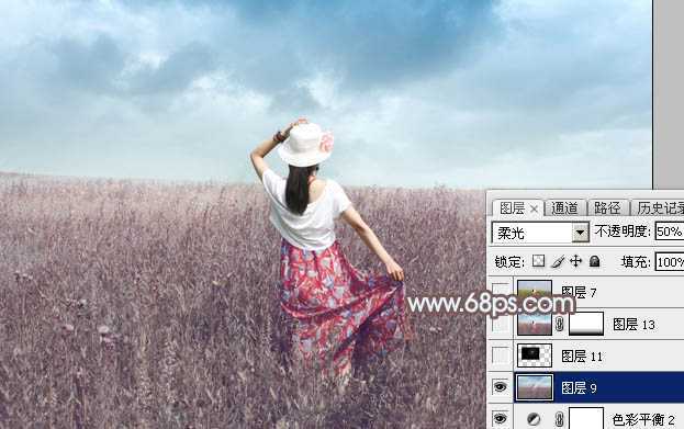 ‘Photoshop外景图片将打造小清新的韩系秋季色效果‘