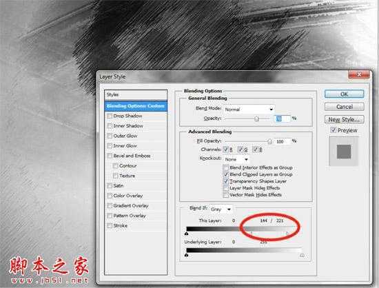‘Photoshop将人物头像转为黑白水彩画效果‘
