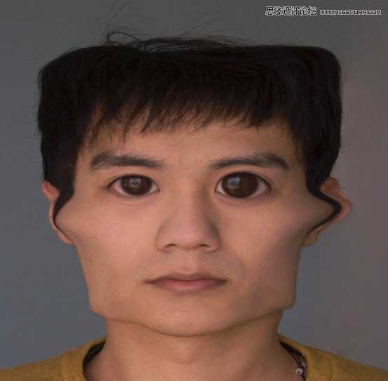 ‘Photoshop把人物照片变成搞怪的大头漫画效果‘