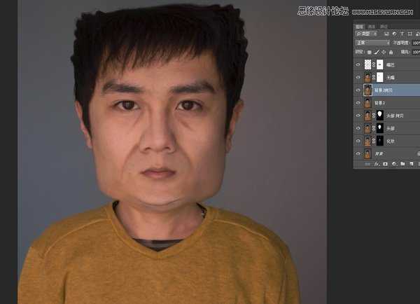 ‘Photoshop把人物照片变成搞怪的大头漫画效果‘