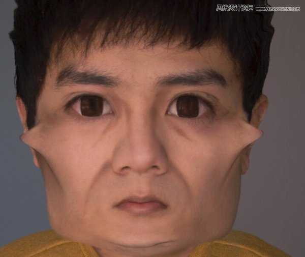 ‘Photoshop把人物照片变成搞怪的大头漫画效果‘