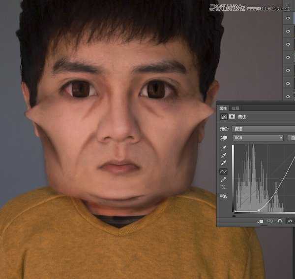 ‘Photoshop把人物照片变成搞怪的大头漫画效果‘