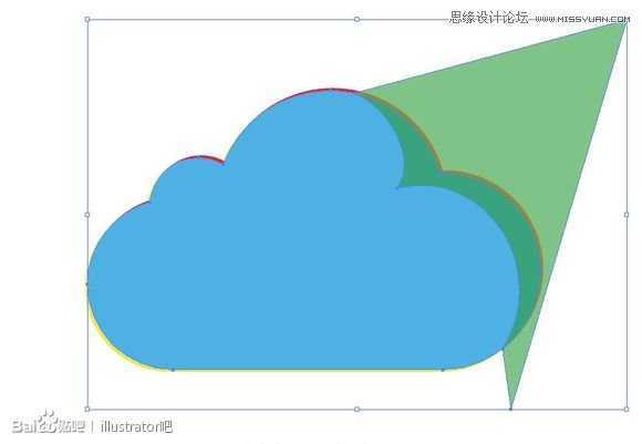 Illustrator绘制立体效果的白云云彩,破洛洛