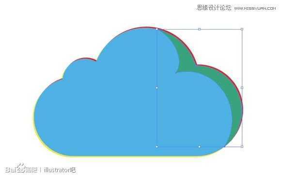 Illustrator绘制立体效果的白云云彩,破洛洛