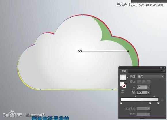 Illustrator绘制立体效果的白云云彩,破洛洛