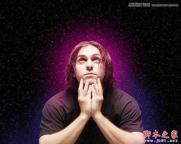 ‘Photoshop制作酷炫的抽象光纹人物海报‘