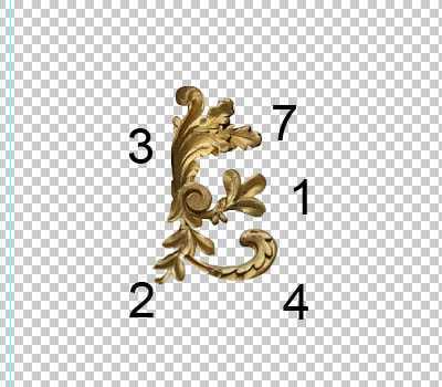 ‘Photoshop制作超酷的金色浮雕花纹字‘