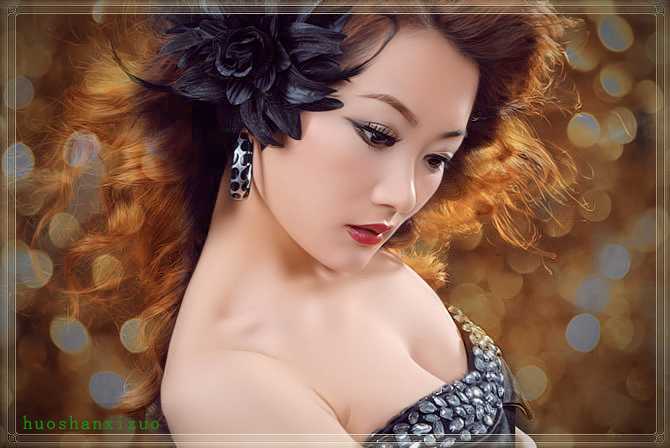 ‘ps快速为美女调出质感皮肤‘