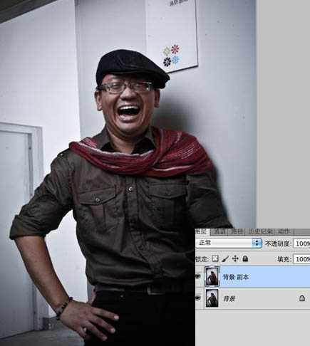 ‘Photosho专业打造强质感的室内人物图片‘