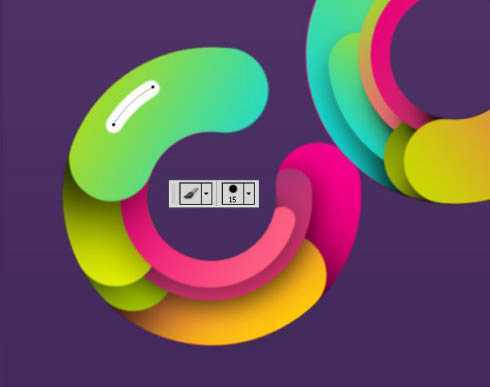 ‘photoshop利用描边路径制作超可爱的多层次水晶字‘