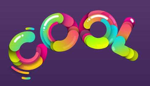 ‘photoshop利用描边路径制作超可爱的多层次水晶字‘