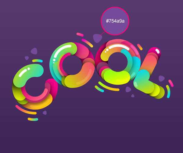 ‘photoshop利用描边路径制作超可爱的多层次水晶字‘