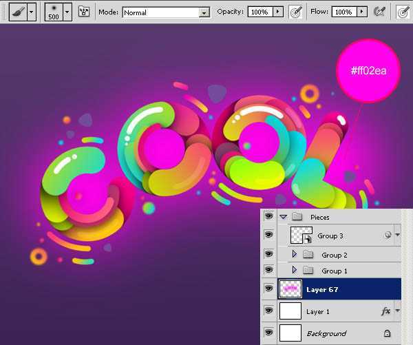 ‘photoshop利用描边路径制作超可爱的多层次水晶字‘