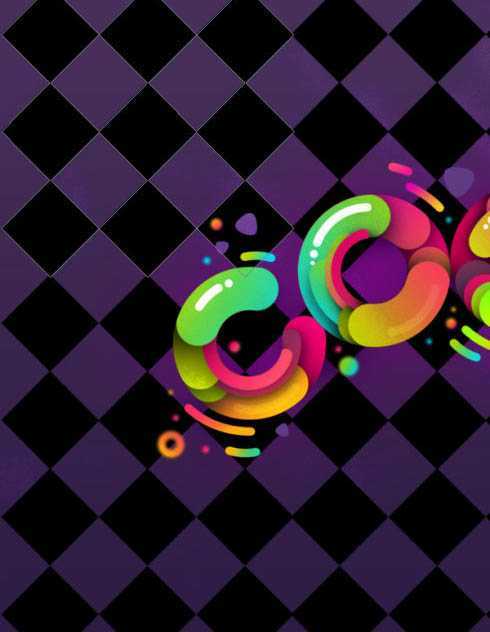 ‘photoshop利用描边路径制作超可爱的多层次水晶字‘