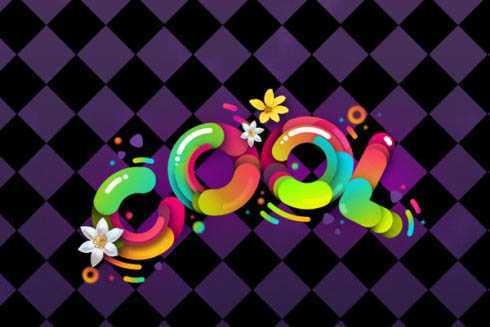 ‘photoshop利用描边路径制作超可爱的多层次水晶字‘