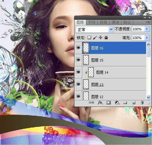 ‘Photoshop将人物图片打造出颓废潮流的海报效果‘