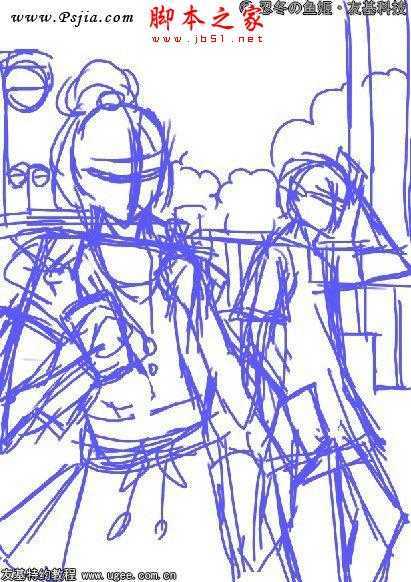 ‘photoshop鼠绘制作可爱的明亮清丽卡通人物‘